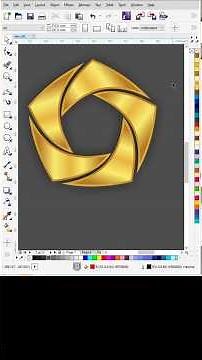 3D logo design in CorelDRAW | Coreldraw tutorial | Graphic design #shorts #shortvideo