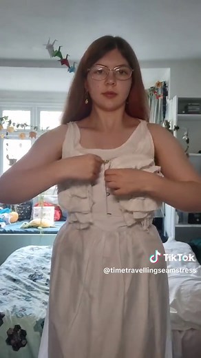 Handmade Edwardian Lingerie Dress | Vintage Fashion GRWM