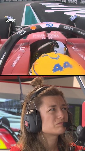 Esteban's race engineer, Laura Mueller, willed him to hold his position ahead of Lewis 😅 #F1 #Formula1 #MiamiGP | F1