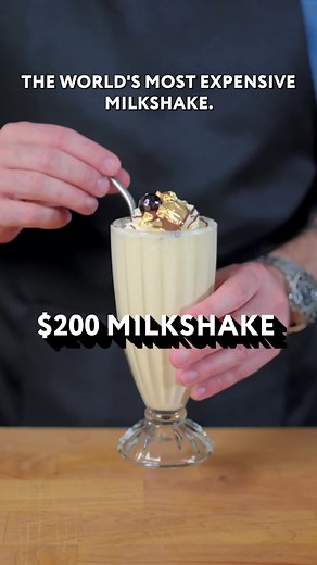 I made the most expensive milkshake ever...