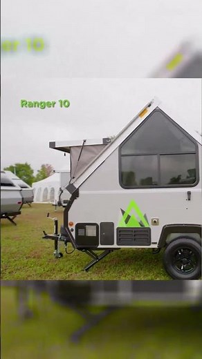 Aliner Ranger 10 Exterior Walkaround | A Frame Camper Travel Trailer