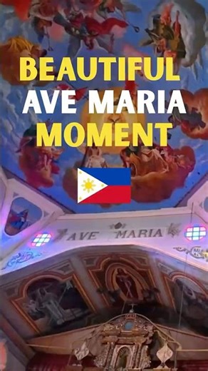 🇵🇭 The Most Beautiful Ave Maria Moment Inside Baclayon Church, Bohol 😇