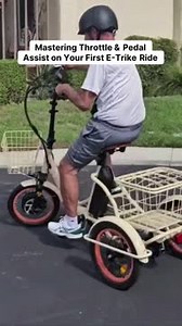 Experience the thrill of a first ride on an e-trike! This captivating video showcases essential tips for mastering throttle and pedal assist, ensuring a smooth and enjoyable adventure. With informative insights into using the throttle effectively—like how to ease in and out for smooth turns—you’ll be ready to hit the road with confidence. Ideal for new riders and e-bike enthusiasts alike, discover how the right techniques can transform your journey and empower your cycling experience. Plus, lear