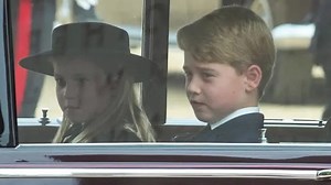 Prince George, Princess Charlotte at Queen's state funeral