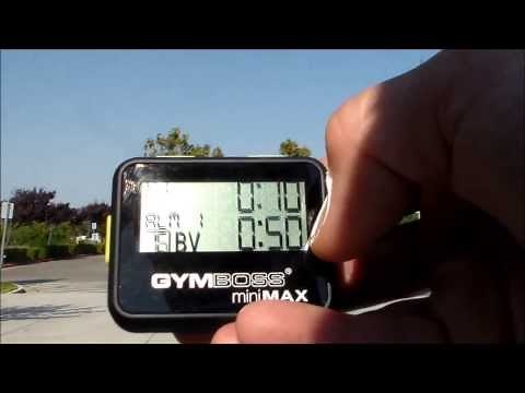Gymboss timer rundown
