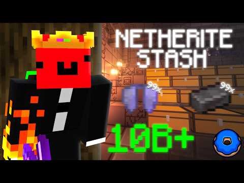 I Built The *RICHEST* Stash On The Donut SMP