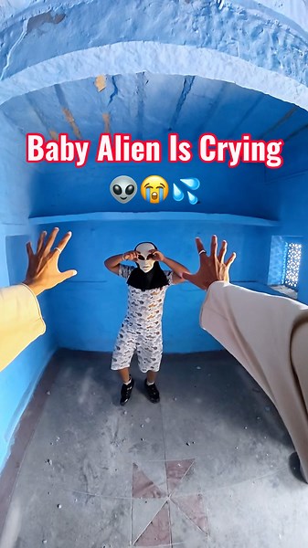 Stop Crying 😭😭 #baby #alien #viral #babycrying #shortsfeed #explore