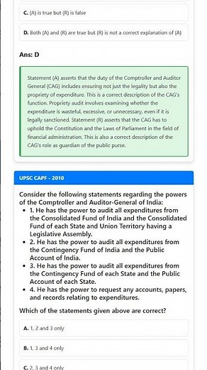 Functions and Duties of CAG: Audit of Union, State, and Public Sector Undertakings PSUs