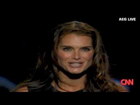 Brooke Shields Emotional and Tearful Goodbye to Michael Jackson