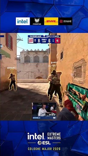 Boombl4 capitalizes on flash — FAMAS 3K spraydown #esl #colognemajor #cs2