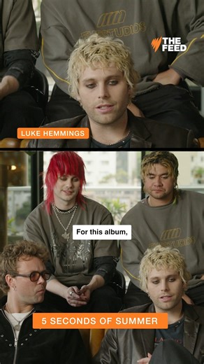 5 Seconds of Summer chat about their creative evolution as a band ahead of the release of their sixth album, "Everyone's a Star!". Full interview coming November 14. | The Feed SBS