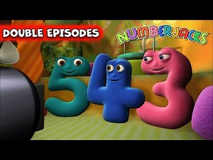 Numberjacks 🏫 Season 1, Episode 23-24 | DOUBLE FULL EPISODES