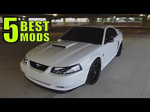 *NEW* TOP 5 BEST MODS FOR 1999-2004 MUSTANG GT! ✅ (Best First Mods)