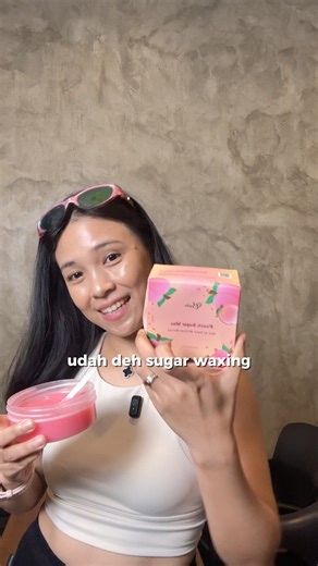 Peach Sugar Waxing is so cute, it's pink again 🍑🥰😍 #mrepple #peachsugarwaxing #sugarwax #waxing