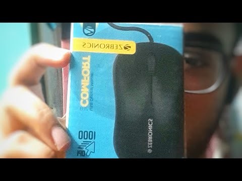 Zebronics zeb comfort Usb optical mouse review 🤫 price only 138rs 🤭