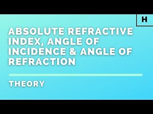 Higher Physics | Particles & Waves | Refractive Index & Angles of Incidence & Refraction | THEORY