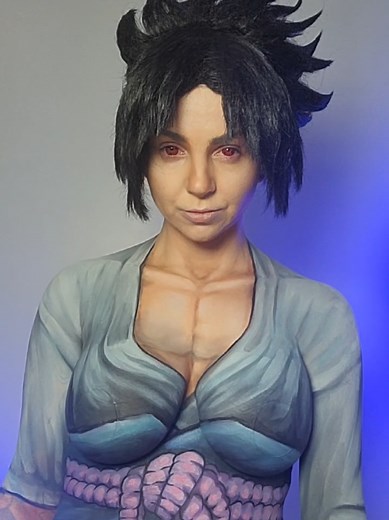 Sasuke paint from naruto #paint #art #anime | Paint Art
