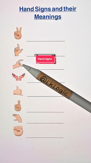LK Logic for Grade 5: Understanding Hand Signs