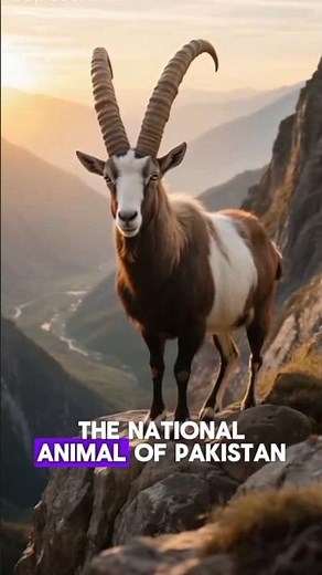 Markhor The Fearless King of Pakistan’s Mountains 🇵🇰#Markhor#PakistanAnimal #NationalAnimal#Wildlife