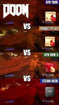 DOOM (2016) Performance: AYN Thor vs Konkr Pocket Fit vs Odin 3 vs Steam Deck
