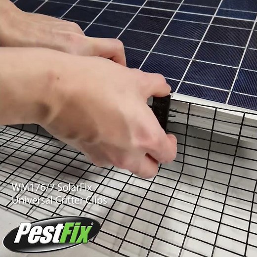 WM176 WM177 SolarFix Universal Critter Clips Install Demo