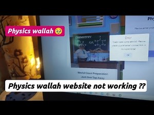 Physics wallah Site Not Working Today | PhysicsWallah Site Login Problem