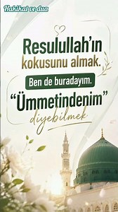 Resulullah’a Hasretle Sarılabilmek… 🤍🌿