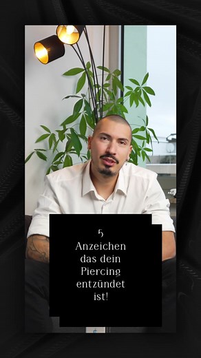 5 Anzeichen das dein Piercing entzündet ist! Hattet ihr schon eine Entzündung? #lcpiercing #entzündung #piercing #germany #stuttgart #frankfurt #berlin #münchen #hamburg #nrw