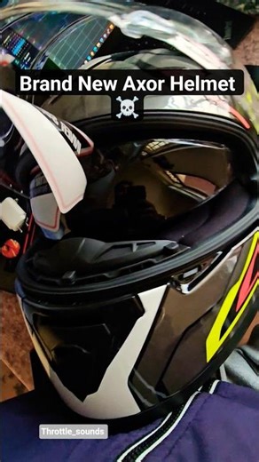 Unboxing the new Axor Helmet — build quality, features, and first impressions! 🏍️✨