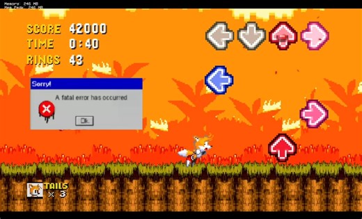 [FNF Vs Sonic.EXE]Running hell