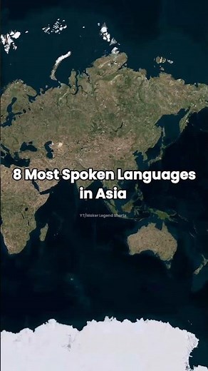 8 Most Spoken Languages in Asia #country #geography #history #empire