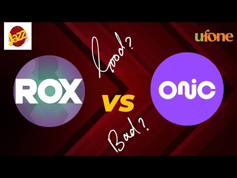 ROX Jazz vs ONIC Ufone | Internet speed comparison | App UX comparison | Konsi better hai??
