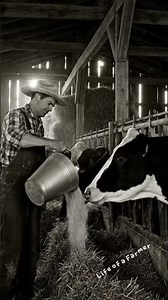 American Farm Life in 1954 #americanfarmers #farmer #asmr #farmlife #nostalgia #oldfarmer