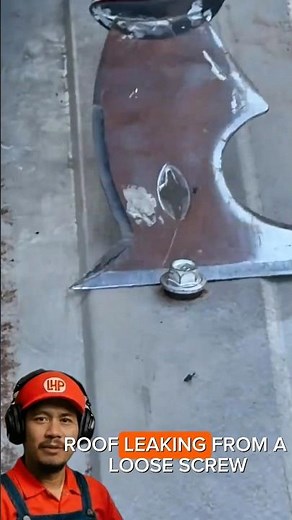 How to Fix a Leaking Roof Screw FAST (Easy DIY Hack!) #diy #lifehacks