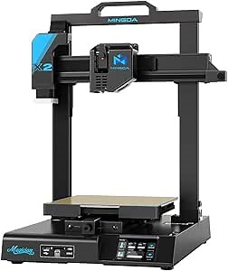 Mingda Magician X2 3D Printers, One Touch Smart Auto Leveling FDM 3D Printing Machine Printing Size 230x230x260mm with TMC Silent Motherboard (PEI-Blue)
