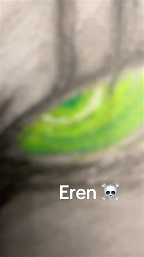 Titán de ataque Eren Jaeger #eren #attackontitan #anime #dibujo