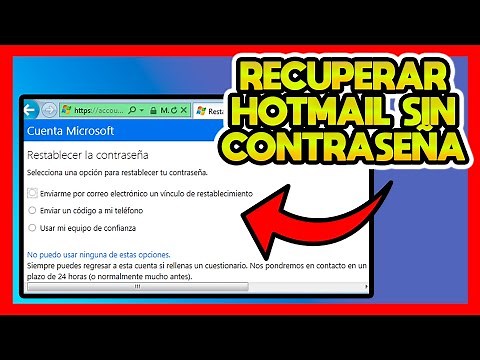 ✅COMO RECUPERAR HOTMAIL SIN CONTRASEÑA