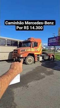 Old Mercedes-Benz fire truck for R$ 14,300 at the government fleet auction