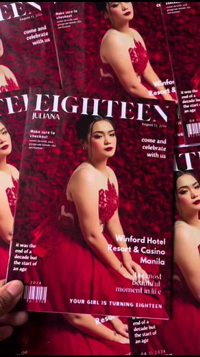 Unique Magazine Invitation for Debut | Customized 18th Birthday Event