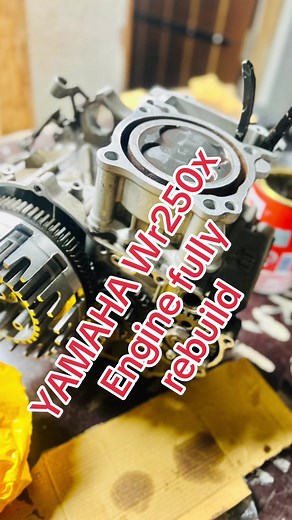 Yamaha WR250X Engine Rebuild Process Explained