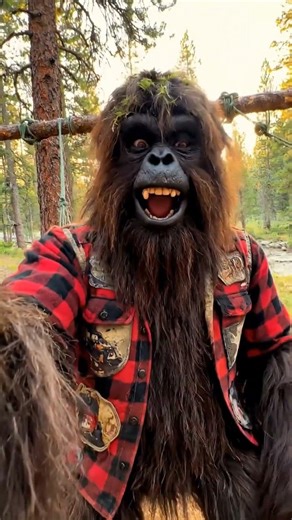 Bigfoot Tries a Moss Hammock — Wilderness Vlog #Bigfoot #Viral #Nature #DIY