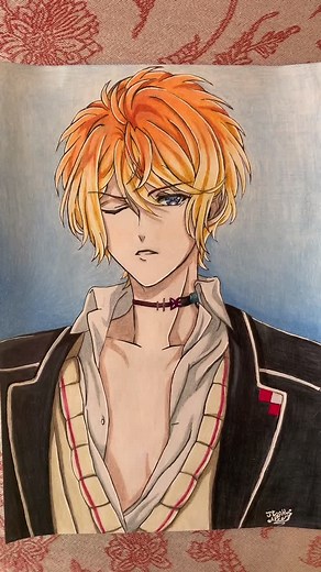 Shu Sakamaki drawing✨#parati #fyp #foryoupage #diaboliklovers #draw #diabolikloversdraw #shusakamaki #diabolikloversdrawing #animedrawing