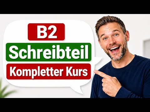 B2 Schreibteil KOMPLETT | So bestehst du die B2 Prüfung. Deutsch B2.Deutsch B1