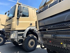 DAF CF 4x4 Military Trucks for Belgian Army Made by Tatra, Koprivnice, Czech Republic, June 2024