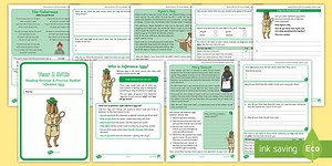 Year 2 SATs Survival: Inference Iggy Reading Revision and Practice Booklet