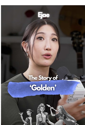 @ejae_k tells us the story of the smash his “Golden” from @KPop Demon Hunters Netflix ! #ejae #kpopdemonhunters #atwi #songwriterpodcast