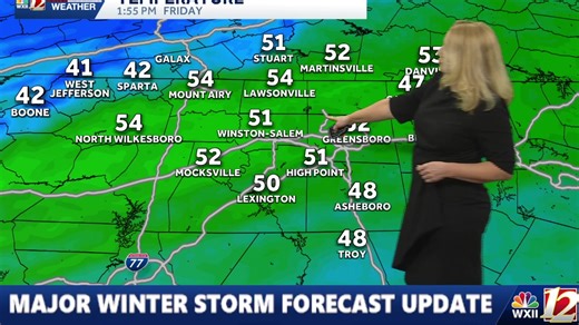 HAPPENING NOW: Major winter storm set to impact North Carolina this weekend. Get the latest forecast update here. https://www.wxii12.com/article/north-carolina-winter-storm-forecast-tracker/70097445 | WXII 12 Weather