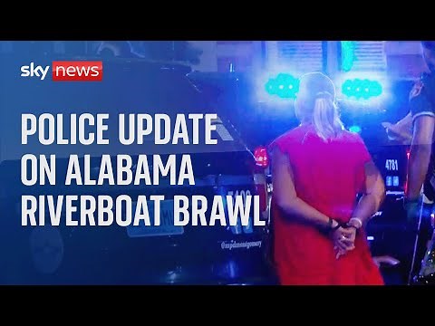 Police hold news conference on Alabama riverboat brawl