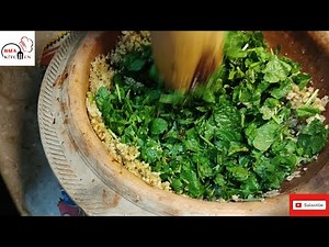 Pesto How to make Fresh Pesto with Mint Corriender and Basil from HAFA Kitchen By Mrs. Iftikhar