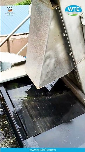 Mechanical Fine Screen & Belt Conveyor System in STP | Sewage Wastewater Screening Process #water